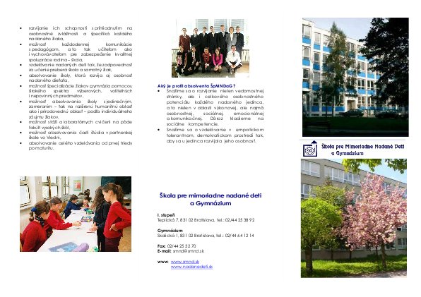 Bulletin, slovenská verzia