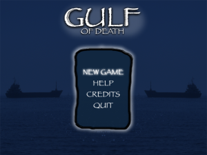Gulf of Death - menu