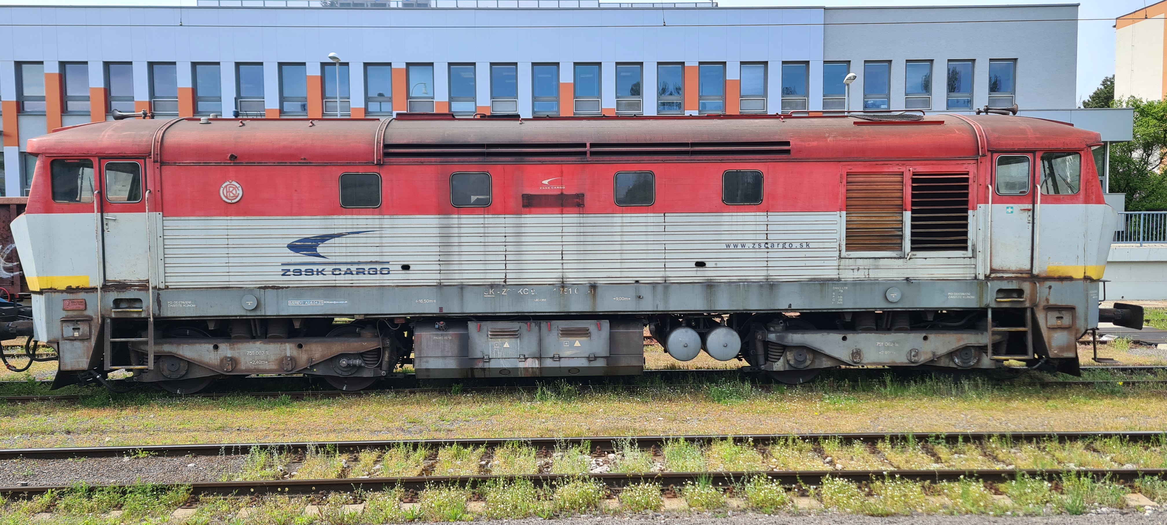 Mapa Železníc Slovenska