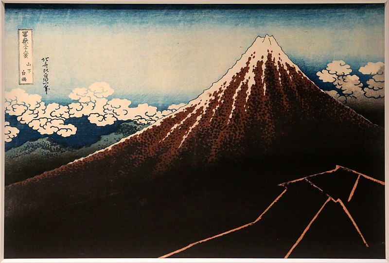 print in Hokusai's series Thirty-six Views of Mount Fuji